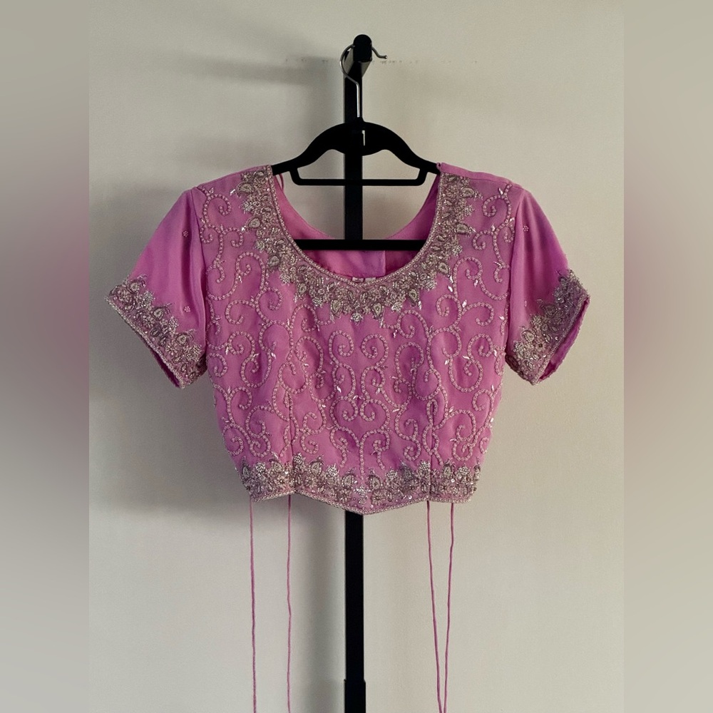 Vintage 90s Beaded Fairy Crop Top